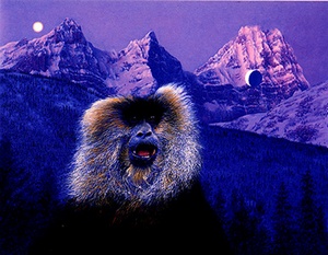 Painting - Macaque